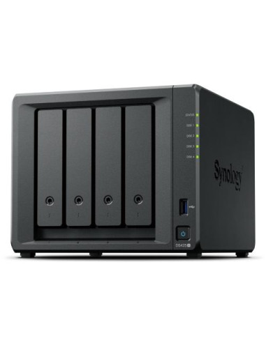 NAS SYNOLOGY DS425+ 4HD SATA2+2GB S ODIMM 1P RJ45/1GBE/1P 2.5GBE