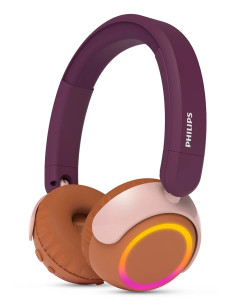 Philips Serie 4000 TAK4200MP/00 cuffia e auricolare Wireless A Padiglione Musica e Chiamate Bluetooth Arancione, Viola, Rosa