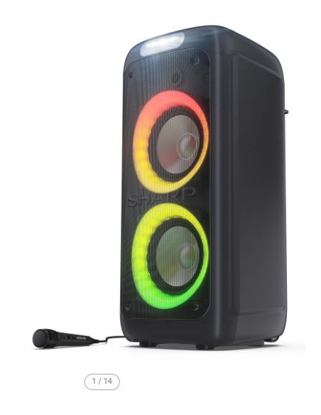 Sharp PS-949 altoparlante portatile e per feste Altoparlante da festa Nero