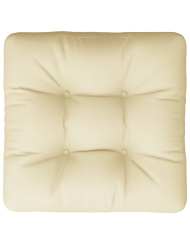 Cuscino per Divano Pallet Crema 60x60x12 cm