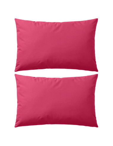 Cuscini da Esterno 2 pz 60x40 cm Rosa