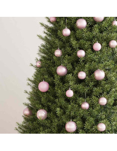 Set Palline di Natale 100 pz Rosa 2