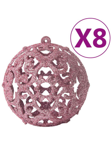 Set Palline di Natale 100 pz Rosa