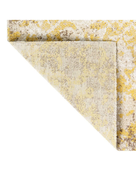 Tappeto da Esterni a Tessitura Piatta 100x200 cm Giallo
