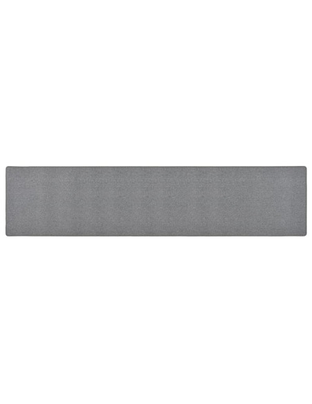 Tappeto Corsia Grigio Scuro 80x400 cm