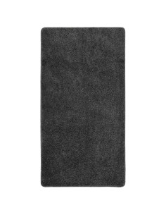 Tappeto Shaggy Grigio Scuro 80x150 cm Antiscivolo