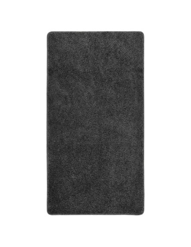 Tappeto Shaggy Grigio Scuro 80x150 cm Antiscivolo
