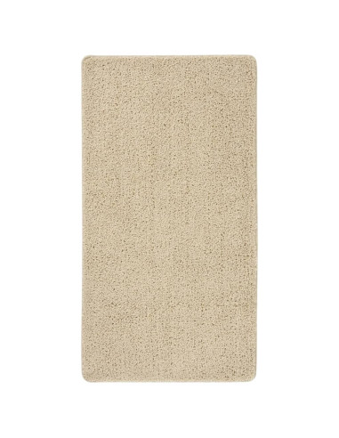 Tappeto Shaggy Crema 80x150 cm Antiscivolo