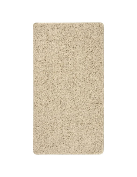 Tappeto Shaggy Crema 80x150 cm Antiscivolo