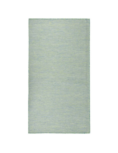 Tappeto da Esterni a Tessitura Piatta 80x150 cm Turchese