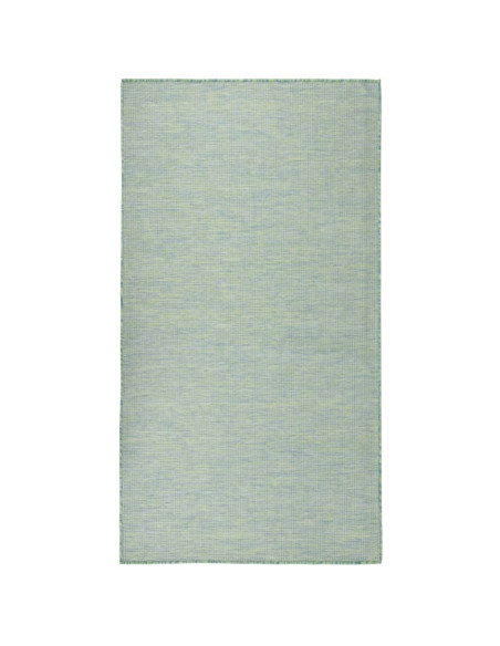 Tappeto da Esterni a Tessitura Piatta 80x150 cm Turchese