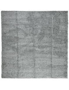 Tappeto Shaggy PAMPLONA a Pelo Lungo Moderno Verde 200x200 cm