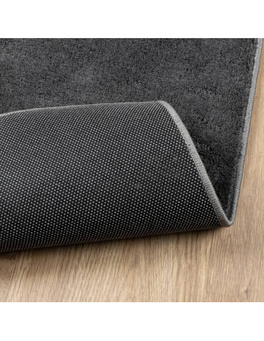 Tappeto OVIEDO a Pelo Corto Antracite 240x240 cm
