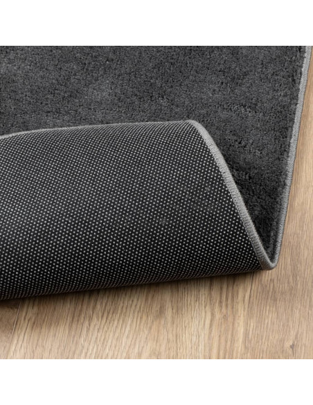 Tappeto OVIEDO a Pelo Corto Antracite 240x240 cm