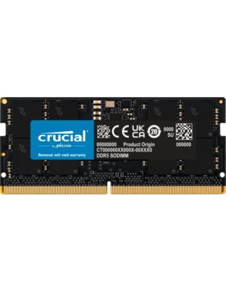 DDR5 SO-DIMM CRUCIAL  16GB 5600MHz -  CT16G56C46S5