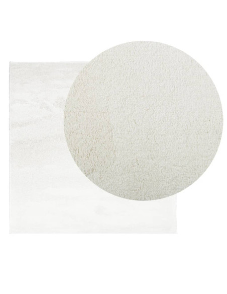 Tappeto OVIEDO a Pelo Corto Crema 240x240 cm