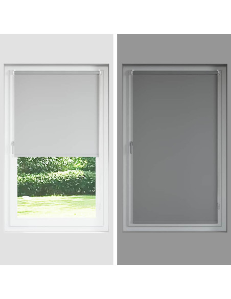Tenda a Rullo Oscurante 90x230 cm Larghezza Tessuto 85,7 cm