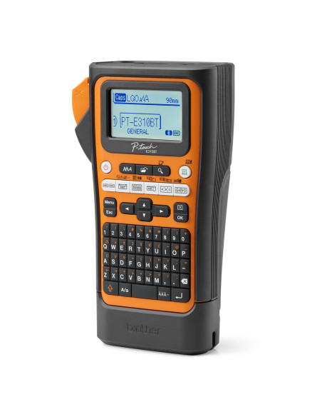 Brother PT-E310BTVP stampante per etichette (CD) Trasferimento termico 180 x 180 DPI 20 mm/s Con cavo e senza cavo HSE/TZe Bluet