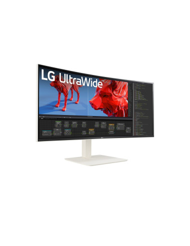 LG 38BR85QC-W Monitor PC 96,5 cm (38") 3840 x 1600 Pixel UltraWide Quad HD+ LCD Bianco