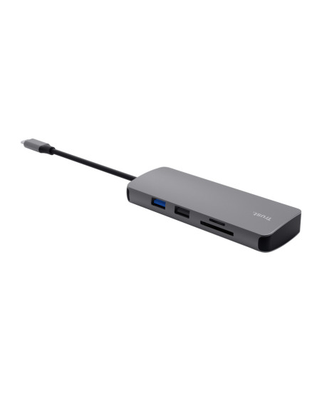 Trust 25672 hub di interfaccia USB tipo-C Grigio