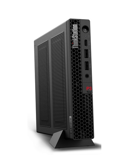 Lenovo ThinkStation P3 Tiny Intel® Core™ i9 i9-14900T 32 GB DDR5-SDRAM 1 TB SSD NVIDIA RTX A1000 Windows 11 Pro Mini PC Nero