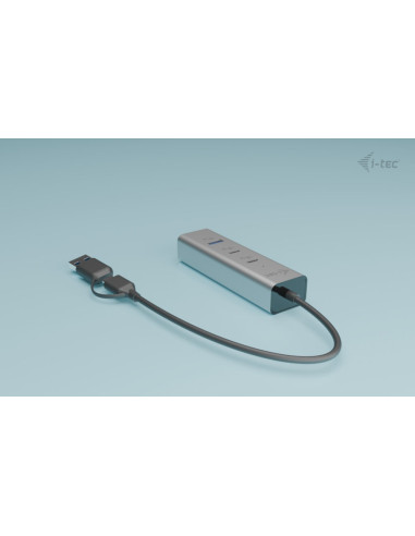 i-tec Metal Universal Charging HUB 2xUSB-C + 2x USB-A Port + Power Delivery 85W