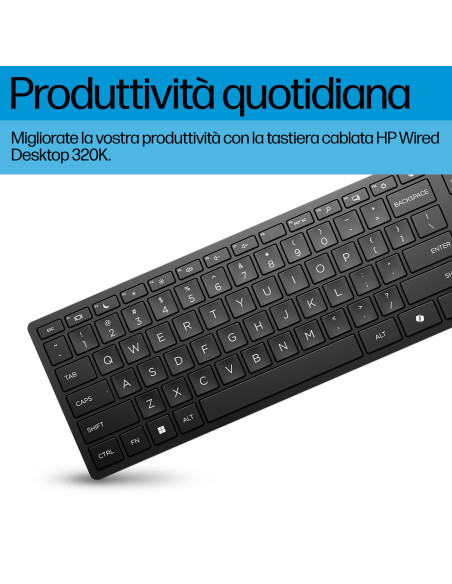 HP Tastiera Wired Desktop 320K