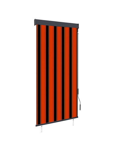 Tenda a Rullo per Esterni 100x250 cm Arancione e Marrone