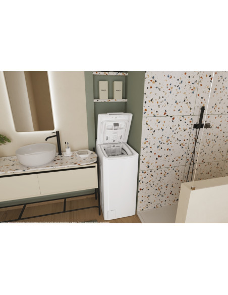 Candy ProWash 300, Lavatrice Carica dall'alto 8 KG, Classe D, 1200 giri, Bianco, Wi-Fi, 8 Cicli Rapidi, TCA283D2-S