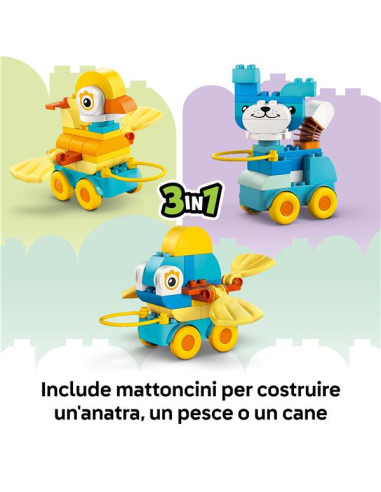 ANIMALI SU RUOTE 3 IN 1