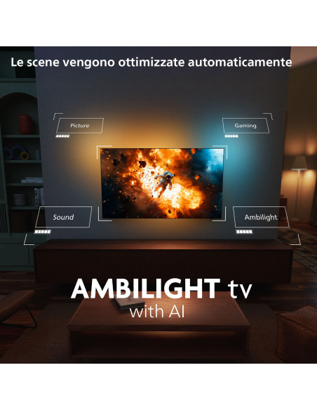 Philips Ambilight TV 48OLED770 4K UHD OLED 121cm 48" Smart TV Dolby Vision and Dolby Atmos Titan OS