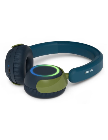 Philips Serie 4000 TAK4200CT/00 cuffia e auricolare Wireless A Padiglione Musica e Chiamate Bluetooth Blu, Verde