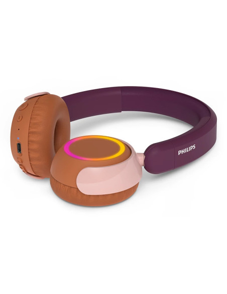 Philips Serie 4000 TAK4200MP/00 cuffia e auricolare Wireless A Padiglione Musica e Chiamate Bluetooth Arancione, Viola, Rosa