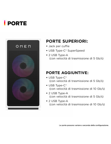 HP OMEN 35L Gaming GT16-0038nl Intel Core Ultra 7 265K 32 GB DDR5-SDRAM 1 TB SSD NVIDIA GeForce RTX 5080 Windows 11 Home Tower P