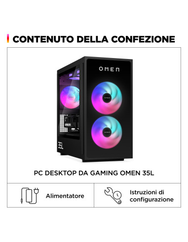 HP OMEN 35L Gaming GT16-0038nl Intel Core Ultra 7 265K 32 GB DDR5-SDRAM 1 TB SSD NVIDIA GeForce RTX 5080 Windows 11 Home Tower P