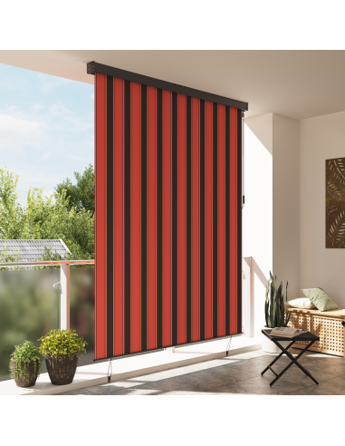 Tenda a rullo con tende Rigato Arancione e Marrone 200 x 250 cm