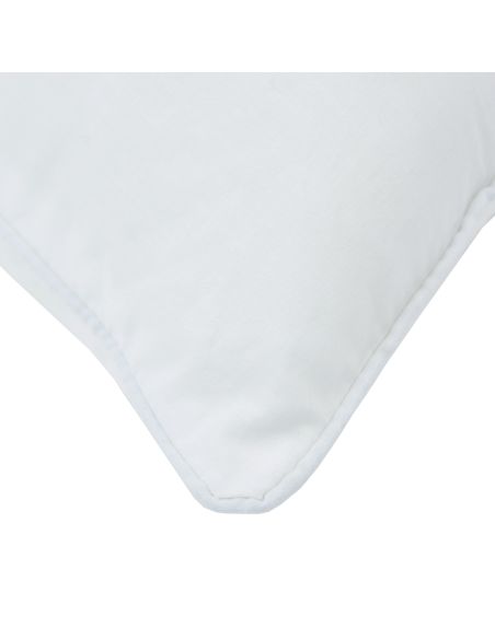 Cuscino Bianco 40 x 60 cm Cotone e Poliestere