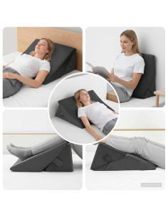 Cuscino a Wedge Altro Grigio 55 x 55 x 26 cm