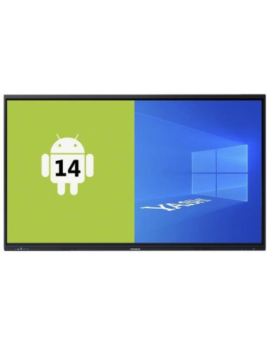 MONITOR SUPERTOUCH AI TOUCH YASHI 65" LY6522 LCD 4K TYPE-C 8GB RAM 128GB STORAGE ANDROID 14 EDLA, staffa a muro inclusa