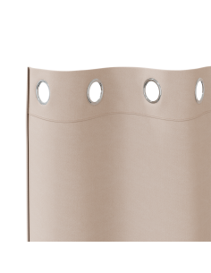Tende Blackout con Anelli 2 pcs Talpa 225 x 140 cm Poliestere