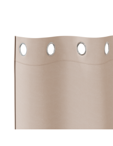 Tende Blackout con Anelli 2 pcs Talpa 245 x 140 cm Poliestere