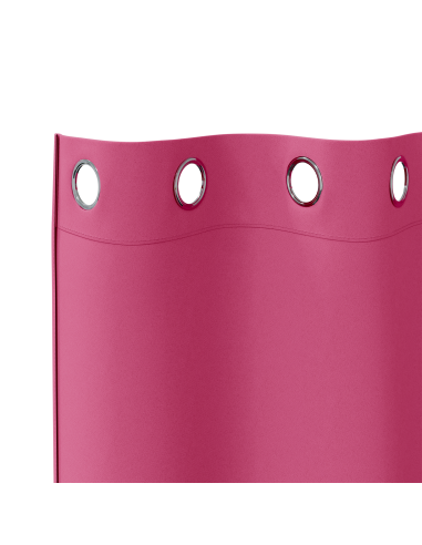 Tende Blackout con Anelli 2 pcs Rosa Vivo 245 x 140 cm