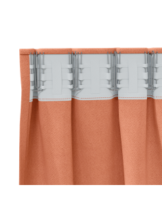 Tende Blackout con Anelli 2 pcs Terracotta 225 x 140 cm