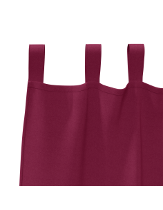 Tende Blackout con Anelli 2 pcs Rosso Vino 245 x 140 cm