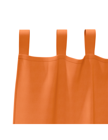 Tende Blackout con Anelli 2 pcs Arancione Vivo 245 x 140 cm