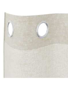 Tenda in Velo con tende 2 pcs Crema 225 x 140 cm Poliestere