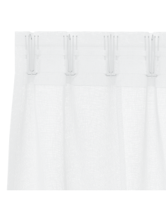 Tenda in Velo con tende 2 pcs Bianco 175 x 140 cm Poliestere