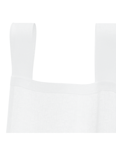 Tenda in Velo con tende 2 pcs Bianco 245 x 140 cm Poliestere