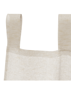 Tenda in Velo con tende 2 pcs Sabbia 225 x 140 cm Poliestere