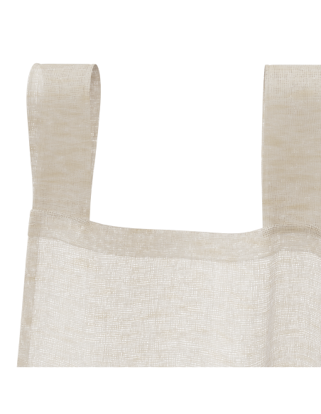 Tenda in Velo con tende 2 pcs Sabbia 260 x 140 cm Poliestere